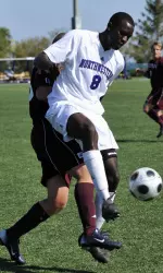 Oliver Kupe and the Wildcats try to position themselves for seeding for next week's Big Ten tournament.