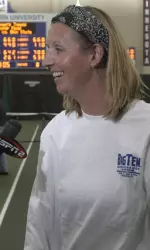 Head coach Claire Pollard has guided NU through a successful fall 2008 schedule.