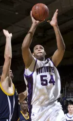 Kyle Rowley tied a season high with 10 points in Monday's win over UC Riverside.