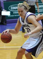 Sophomore Amy Jaeschke pulled down a game-high 11 rebounds against DePaul Sunday afternoon.