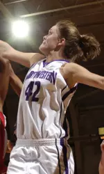 Ellen Jaeschke notched a season-high 17 points at DePaul on Sunday.