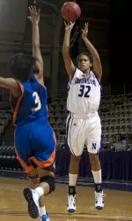 Junior Kristin Cartwright and the Wildcats take on Indiana in the Big Ten opener on Saturday.