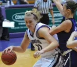 Sophomore Amy Jaeschke notched her seventh double-double of the season with a game-high 21 points and 11 rebounds in NU's win over North Dakota.