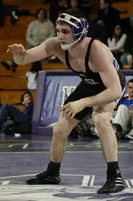 Brandon Precin won his match at 125 lbs.