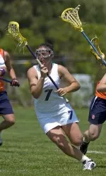 Hannah Nielsen tallied four goals and added four assists in the win against Rutgers.