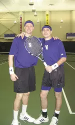 Jeff Ryan and Craig Moore were among the winners at SAAC's Sports Night