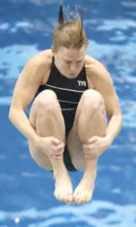 Senior Leanne Dumais reached the finals on both springboards at the NCAA Zone C diving meet.