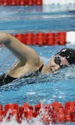 Sophomore Emily Wong swam on all three of NU's All-America relays at the 2008 NCAA Championships.