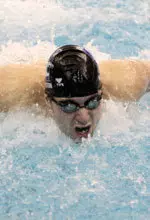 Senior Kyle Bubolz finished fourth in the nation in the 100 fly for the second-consecutive year.