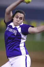 Sophomore Lauren Delaney recorded her ninth shutout of the season Sunday in the first game of a doubleheader at Iowa.