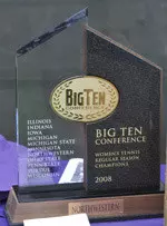 Northwestern won sole possession of the Big Ten regular season championship with its 10-0 conference finish Saturday.