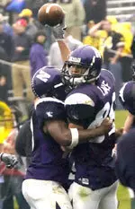 Ross Lane has made several game-winning catches in his career, including this key one against Iowa in 2005.
