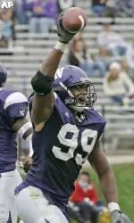 Corey Wootton is one of four returning starters on NU's defensive front.