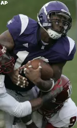 Tyrell Sutton is third on NU's all-time rushing list (2,996) and fourth in career all-purpose yardage (3,943).