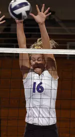Senior Chelsy Hyser already ranks among the Wildcats' all-time bests in blocks and hitting percentage.