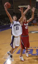 Nikola Baran averaged 3.1 points per game for Northwestern last season.
