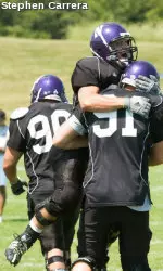 All of NU's players continue to cite the squad's camaraderie as a team strength heading into the season.