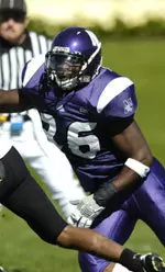 Senior Prince Kwateng (pictured) joins junior Brendan Smith as NU's defensive captains for 2008.