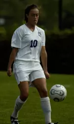 Senior Jenny Dunn netted the game-winning goal in NU's first match of the season Friday against Nebraska.