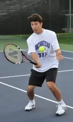 Alexander Thams is now 4-0 in singles this fall.