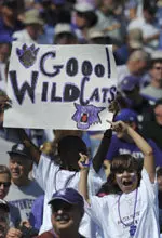 These excited fans were just two of many who had a great time Sept. 20 during the Ohio game at Ryan Field!