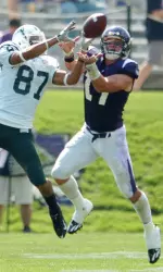 Through five games in 2008, junior Brad Phillips is second on NU with 38 tackles and has one interception.