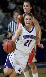 Junior Jenny Eckhart was a perfect 4-of-4 from the field and led the 'Cats with 12 points Sunday afternoon against Purdue.
