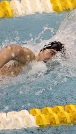 Sean Mathews won both butterfly events for Northwestern Saturday at Iowa.
