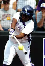 Michelle Batts had three home runs during Northwestern's four-game fall season.