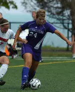 Kelsey Bertamus saw action in consecutive games for the 'Cats last weekend, the most playing time of her career.