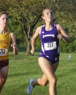 Allegra Mayer and Northwestern took fifth at the Bradley Classic Friday in Peoria.