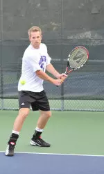 Tobias Reitz teamed with senior Alex Sanborn for their QF run.