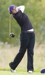 Sophomore Kylie Fuller ranks third on the team in scoring average at 75.42.