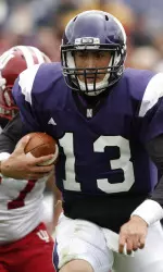 Mike Kafka threw for over 300 yards for the third time this season against Indiana.