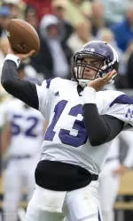 Mike Kafka helped Northwestern score 24 unanswered points in a 27-21 victory at Purdue Saturday.