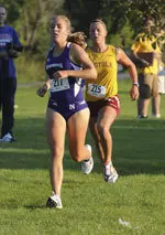 Allegra Mayer was Northwestern's fourth finisher Sunday at the 2009 Big Ten Championships.