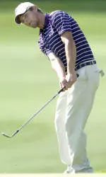 Senior Jonathan Bowers made five more birdies Wednesday after recording seven during Tuesday's second round.