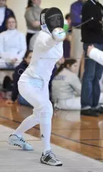 Senior Christa French was the top Wildcat finisher at the Penn State Open, placing sixth in the women's epée.