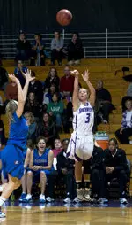 Junior Beth Marshall notched a game-high 14 points, including four triples, in NU's victory over No. 15 DePaul Tuesday evening.