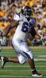 Marshall Thomas had a sack and two fumble recoveries Saturday at Iowa.