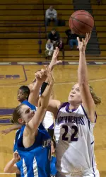 Amy Jaeschke and the Wildcats battle Clemson in the Big Ten/ACC Challenge Thursday at 7 p.m. at Welsh-Ryan Arena.