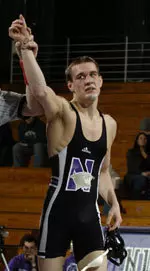Senior Eric Metzler was one of four Wildcats to pin their opponents in Thursday's thumping of Cleveland State.