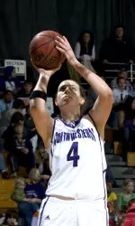Freshman Kendall Hackney poured in a career-best 20 points in NU's win over Loyola (Chicago) last Tuesday.