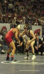 Brandon Precin will wrestle for third place at the 2009 Midlands Championships Wednesday evening.