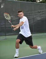 Senior Philip Kafka posted a 6-0, 6-0 victory at No. 6.