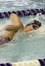 Emily Wong's career-best 22.74 in the 50 free earned her a spot in Thursday night's finals session.