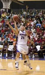 Freshman Maggie Mocchi poured in a career-best 19 points to lead Northwestern against Indiana Thursday evening.