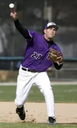 Sophomore third baseman Chris Lashmet scored Northwestern's lone run against Connecticut on Sunday.