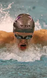Senior Eric Nilsson enters the Big Ten Championships with his eyes on the 200 fly school record -- the oldest existing school mark at NU.