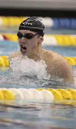 In his final Big Ten Championships, senior John Franklin scored points for the Wildcats in the 200 breaststroke Saturday.